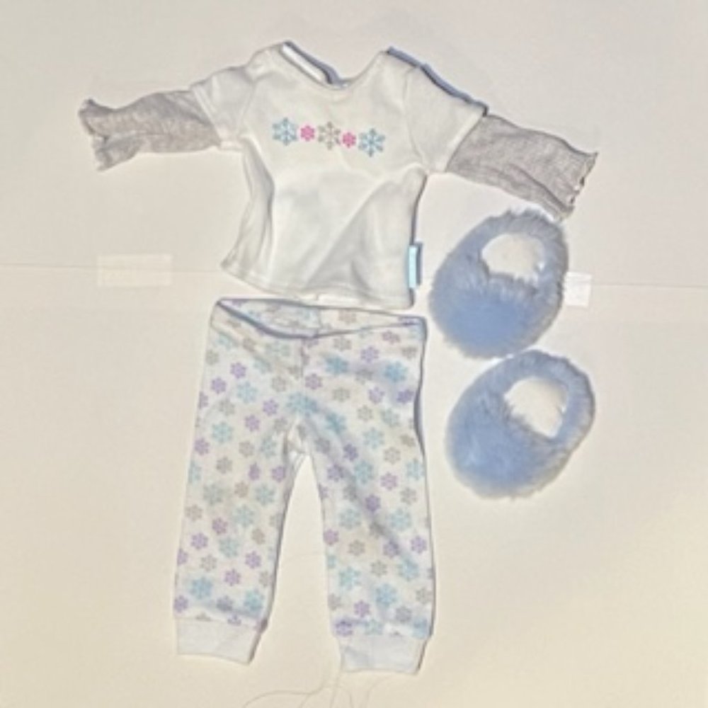 American Girl Doll Snowflake PJ Set